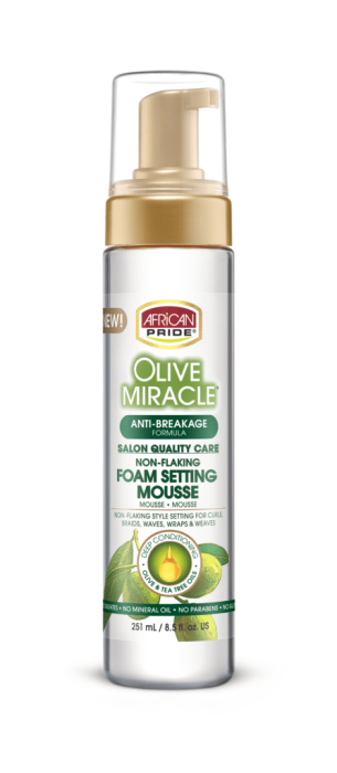 A/P OLIVE FOAM SET MOUSSE 8.5OZ